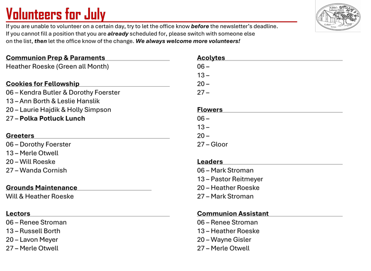 volunteers